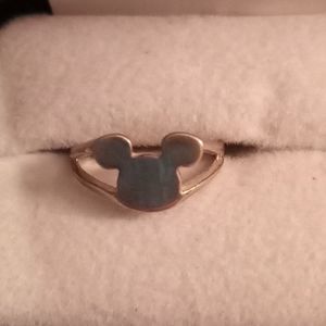 Silver Mickey Mouse Ring